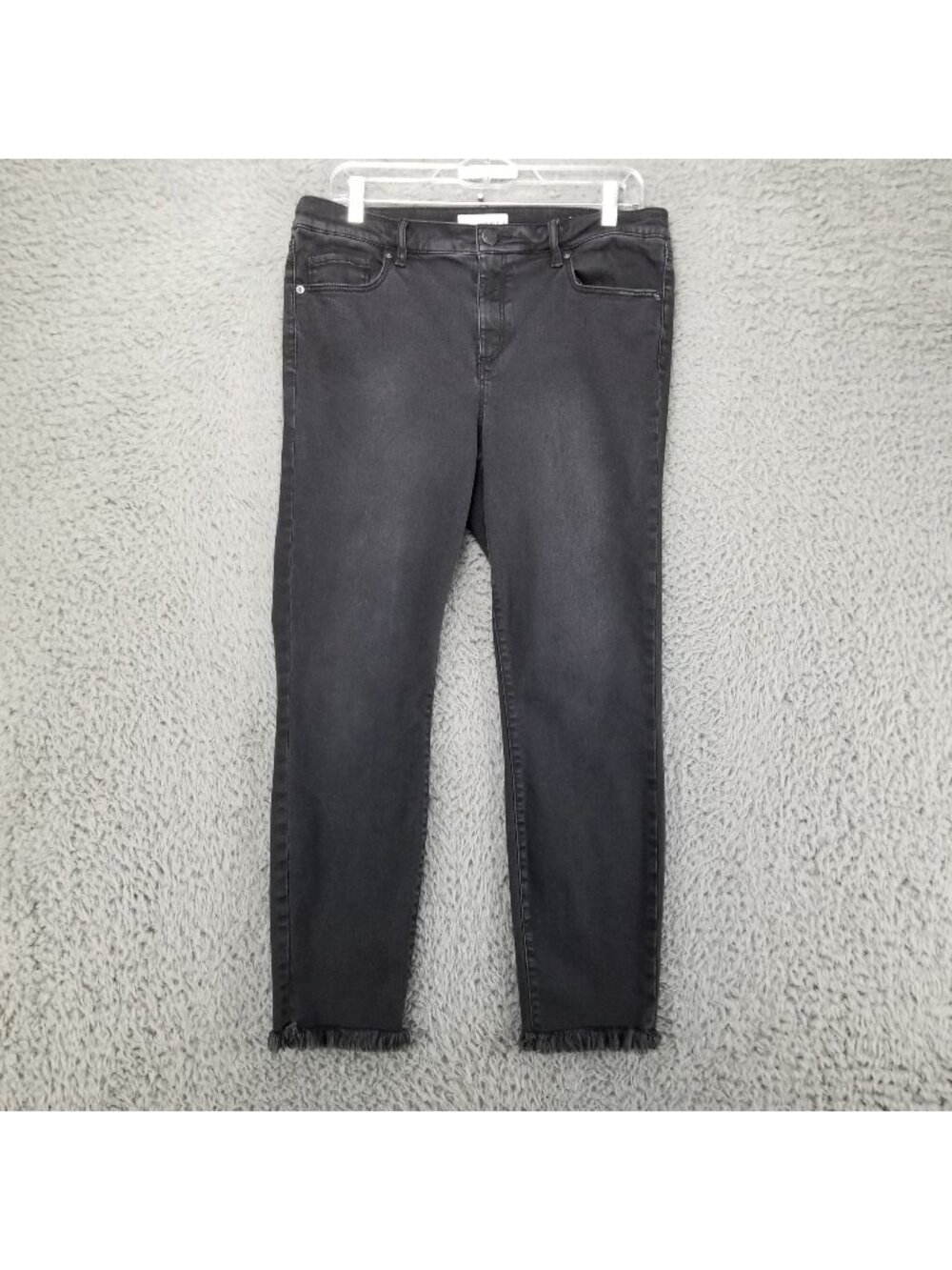 Loft Jeans Womens 31/12 Black Stretch Denim Modern Skinny
